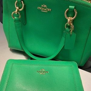 New coach purse and wallet